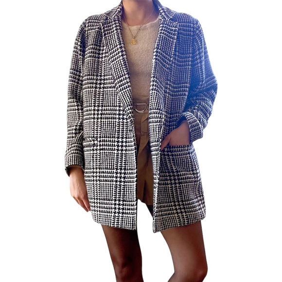 Talbots Houndstooth Blazer Jacket - Picture 7 of 12